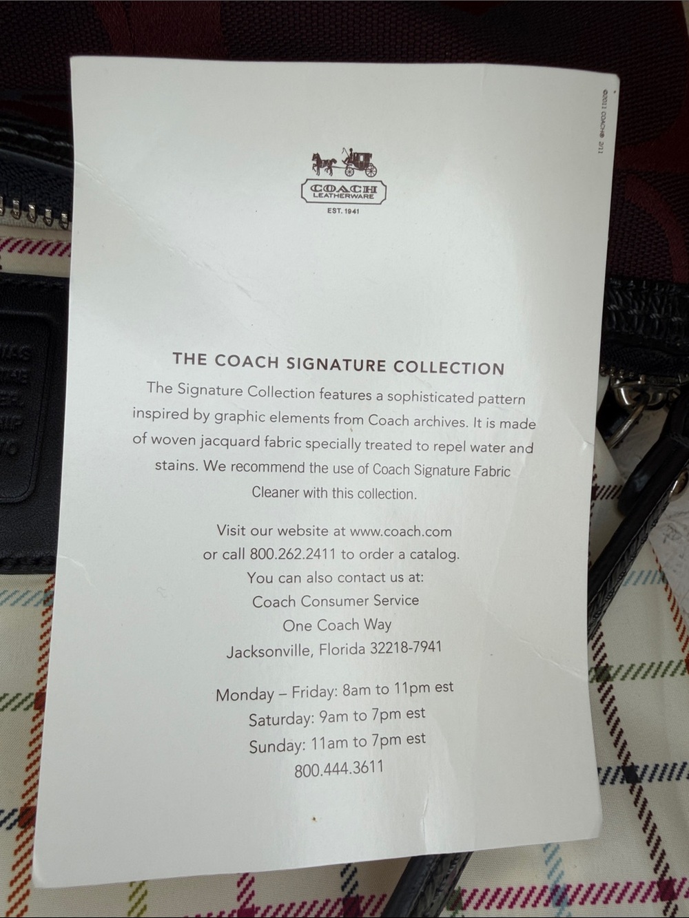 Coach EUC signature legacy convertible hobo bag W/2 hang tags & 2 straps rem - Picture 12 of 15